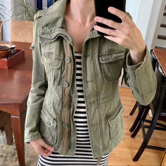 Olive green jacket - Picture 2 of 5
